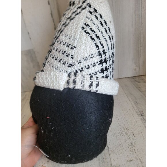 Large gnome plush white plaid Xmas home decor figure unique - Picture 7 of 7